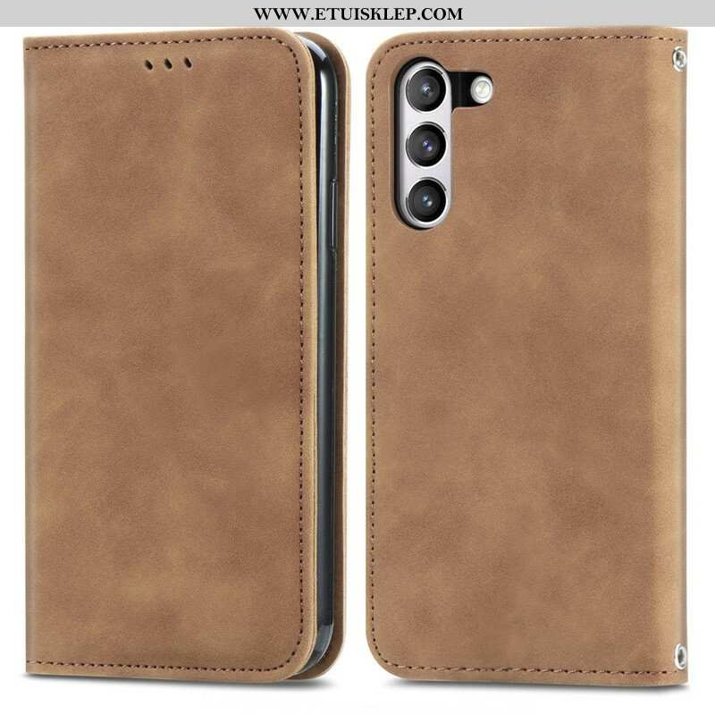 Etui Na Telefon do Samsung Galaxy S21 FE Etui Folio Sztuczna Skóra W Stylu Vintage